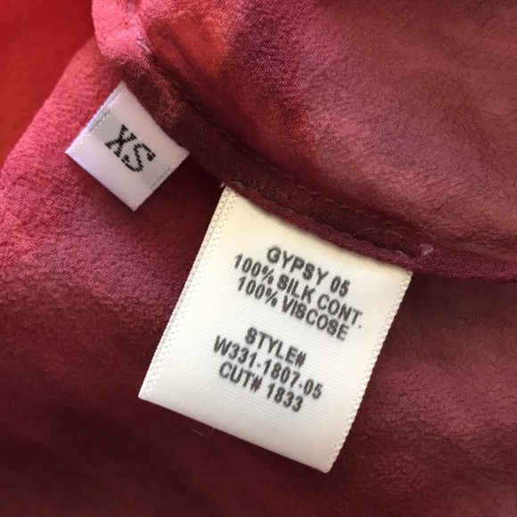 Silk Tie Dye Tunic Top - Picture 14 of 15